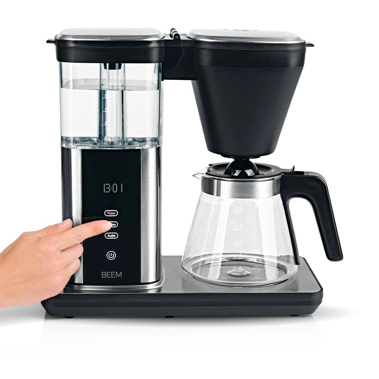 Beem Filterkaffeemaschine Direct-Brew Mit Glaskanne 2 Beem Filterkaffeemaschine Direct-Brew Mit Glaskanne – Bild 2
