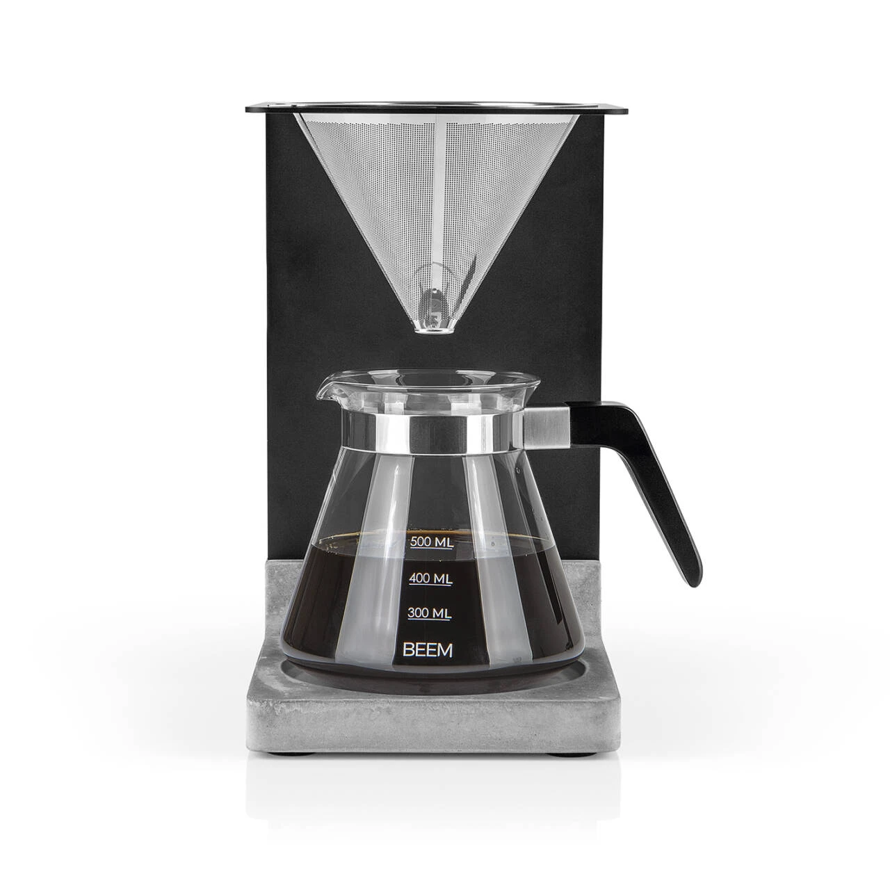 Beem Kaffeebereiter Pour Over Für 4 Tassen, Beton 1 Beem Kaffeebereiter Pour Over Für 4 Tassen, Beton