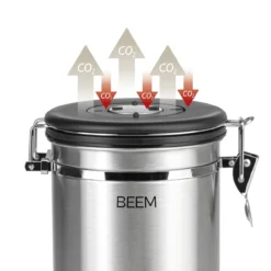 Beem Kaffeedose Mit Dosierlöffel, 1,9l -Kaffee Genuss Günstiges Geschäft beem kaffeedose mit dosierloeffel 1 9l 4060449077021