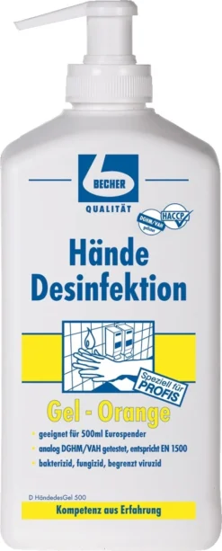 Dr. Becher Hände Desinfektion Gel 500ml