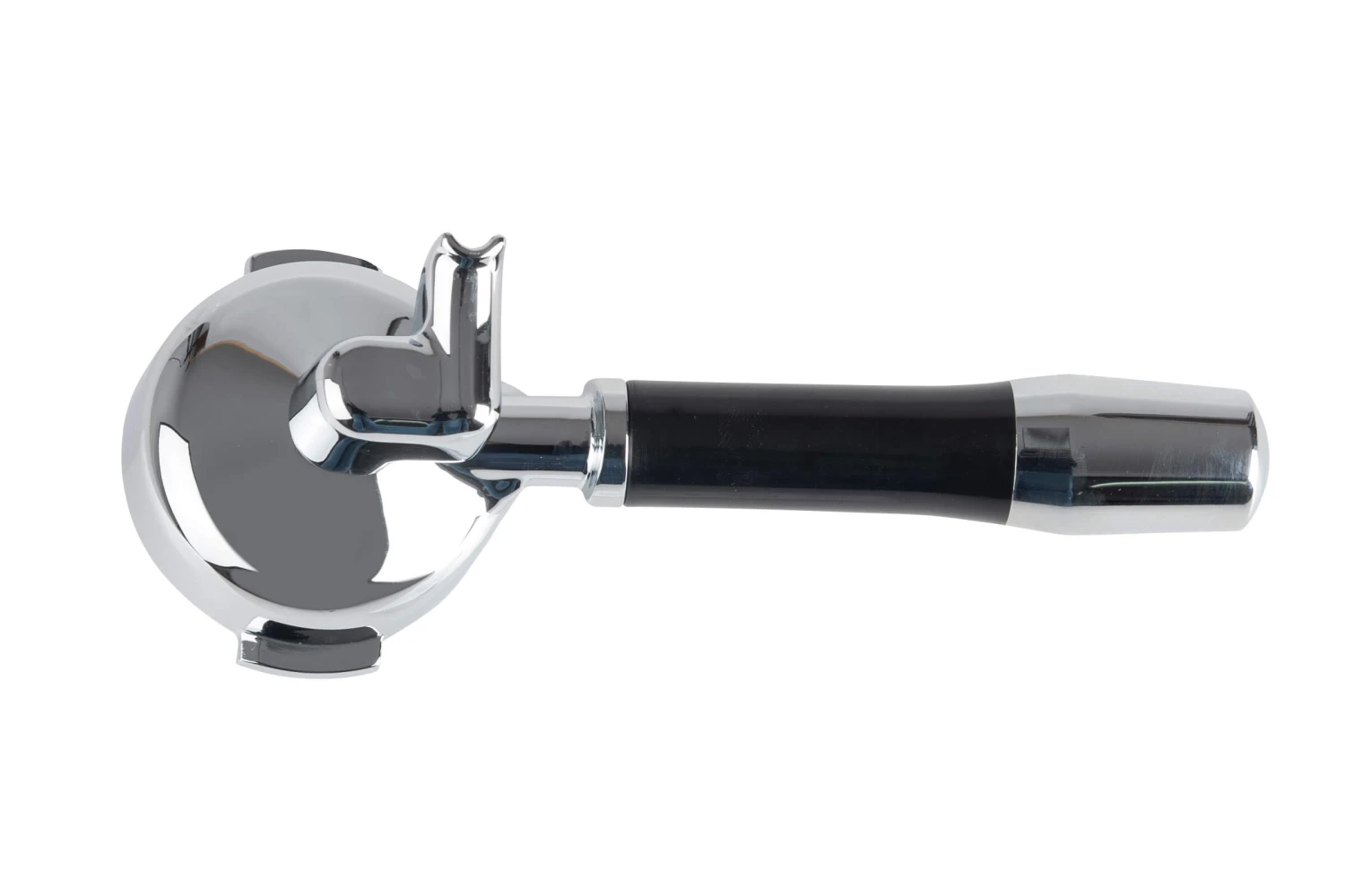 ECM Siebträger, 1 Auslauf, Chrom-schwarz 2 ECM Siebträger, 1 Auslauf, Chrom-schwarz – Bild 2