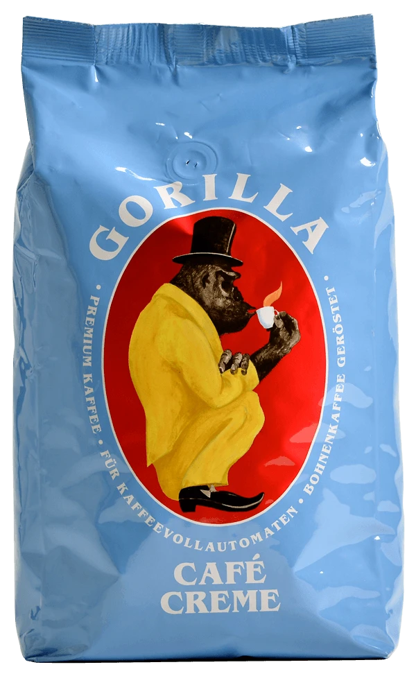 Gorilla Cafe Creme Ganze Bohnen 1kg 1 Gorilla Cafe Creme Ganze Bohnen 1kg