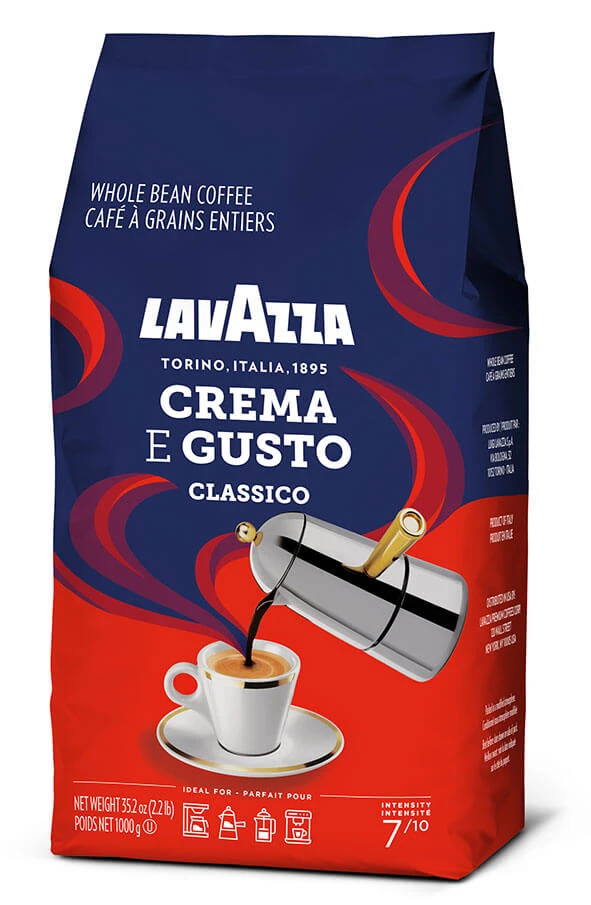 Lavazza Crema E Gusto Classico Ganze Bohnen 1kg 1 Lavazza Crema E Gusto Classico Ganze Bohnen 1kg