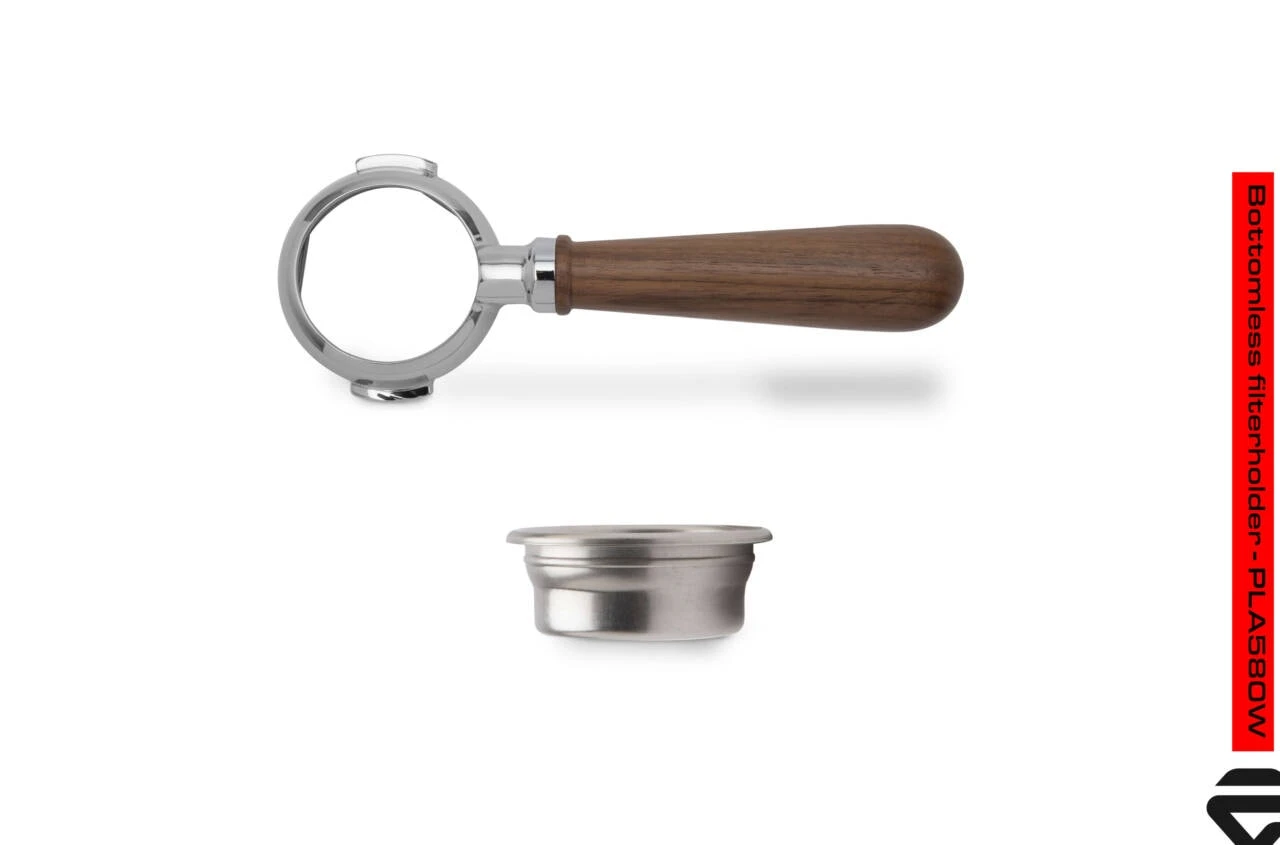 Lelit Siebträger PLA580W Für 58mm, Bodenlos, Inkl. 1 Sieb 1 Lelit Siebträger PLA580W Für 58mm, Bodenlos, Inkl. 1 Sieb