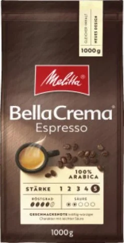 Melitta Bella Crema Espresso Ganze Bohnen 1kg