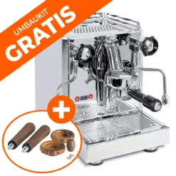 Quick Mill Espressomaschine Rubino Plus + GRATIS Umbaukit Aus Holz Für Rubino Plus