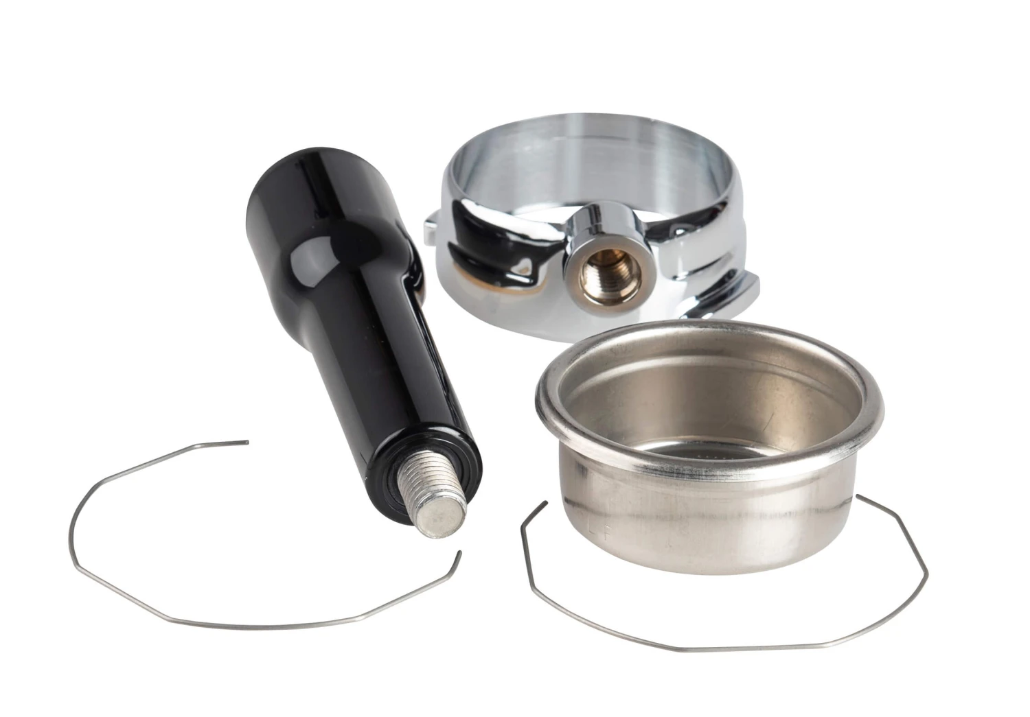 Siebträger Für Bezzera BZ09 & BZ10, Bodenlos, Schwarz, Inkl. 21g Sieb 1 Siebträger Für Bezzera BZ09 & BZ10, Bodenlos, Schwarz, Inkl. 21g Sieb