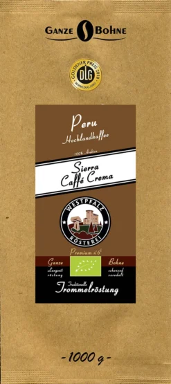 Westpfalz Rösterei BIO Sierra Caffe Crema 1kg